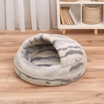 Luxurious Stone Pattern Dog Bed