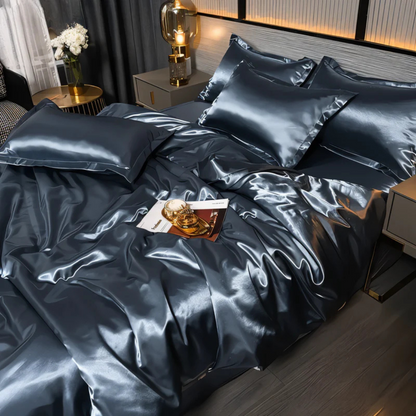 Luxurious Soft Silk Bed Sheet Set