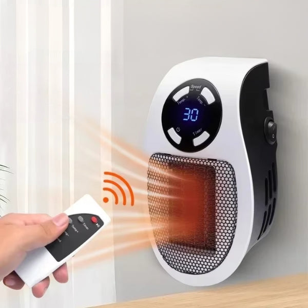 Compact Portable Space Heater 500W Fast Warmth - Luxicro
