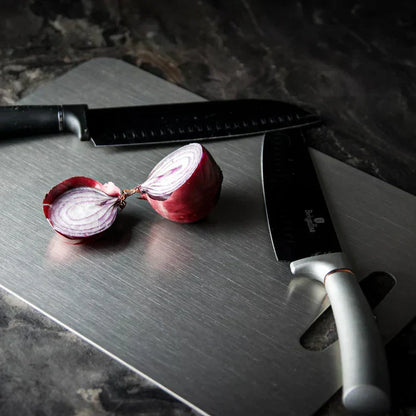 Hygienic Metal Cutting Board for Fresh Food Prep