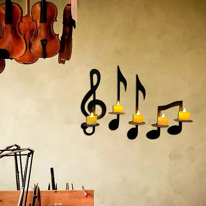 Decorative Music Theme Candle Stand