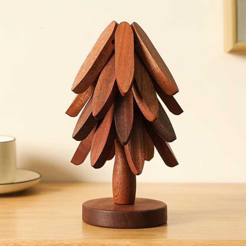 Durable Wooden Table Placemats and Coasters