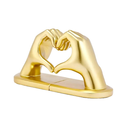 Romantic Heart Shaped Decor Bookends