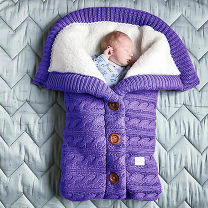 Cozy Baby Sleep Sack with Hood – Warm Padded Sleeper