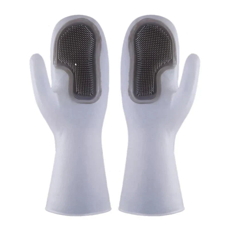 Practical Reusable Silicone Cleaning Gloves