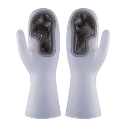 Practical Reusable Silicone Cleaning Gloves