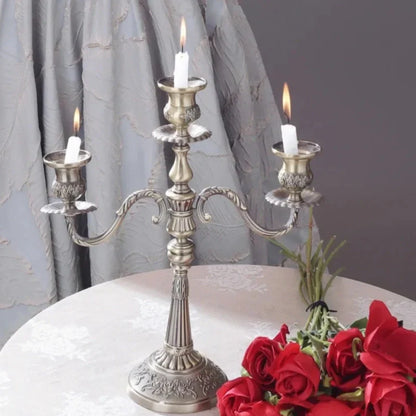 Elegant Gold Candle Holder