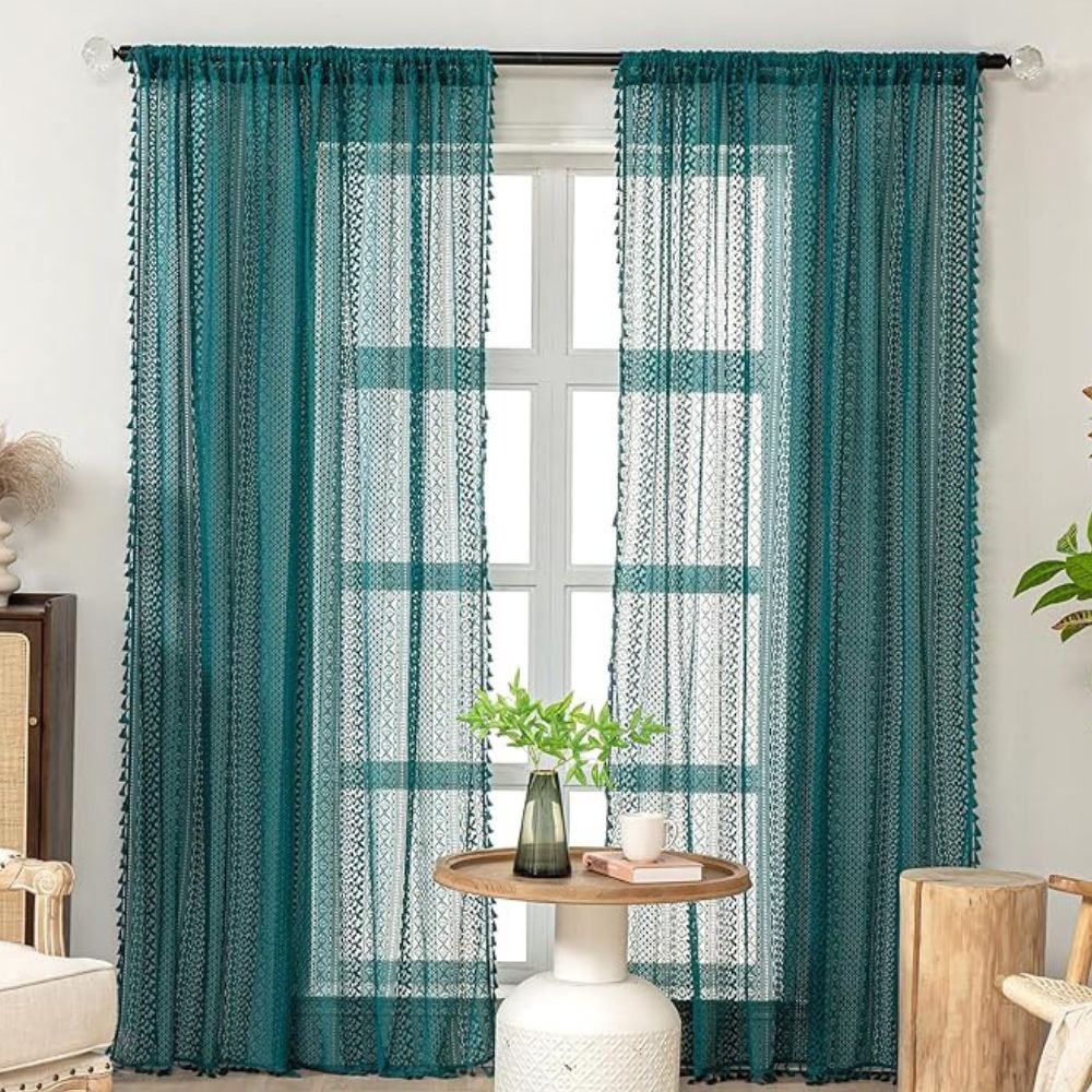 Boho Chic Fringe Window Curtain - Luxicro