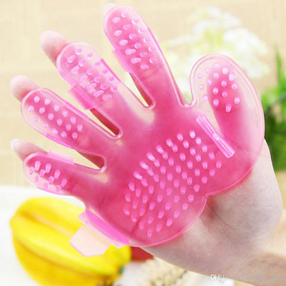 Soft Pet Grooming Brush Glove