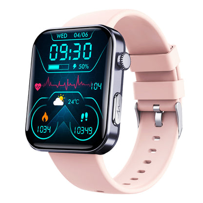 Advanced Health Smartwatch with ECG and Vital Sign Tracking