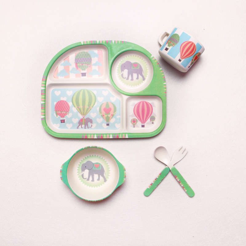 Adorable Baby Feeding Set - Plate, Bowl & Spoon