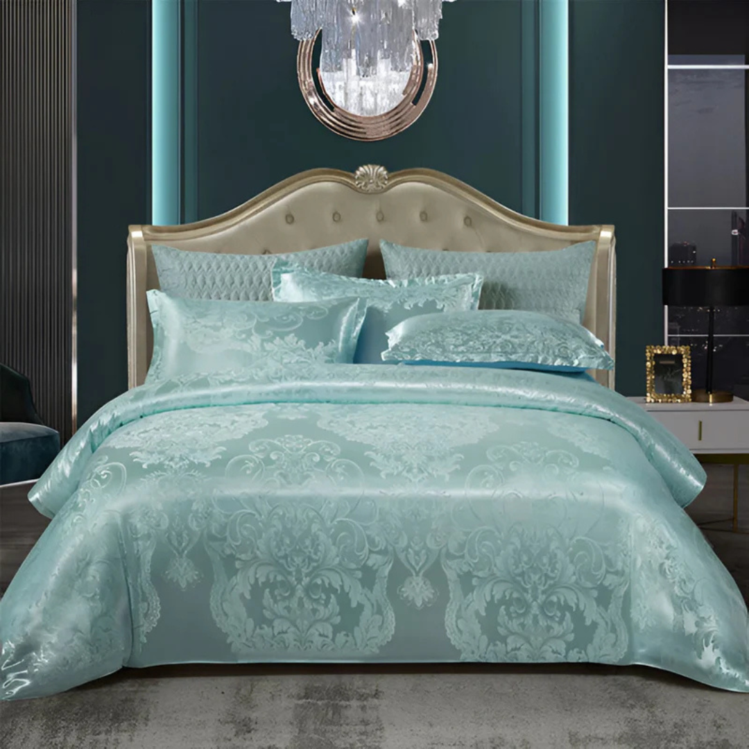 Delicate Rose Print Bedding Duvet Cover Set