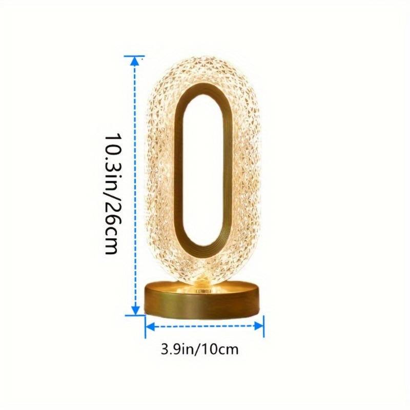 Elegant Clear Desk Lamp