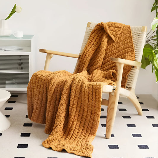 Cozy Thick Knitted Throw Blanket - Luxicro