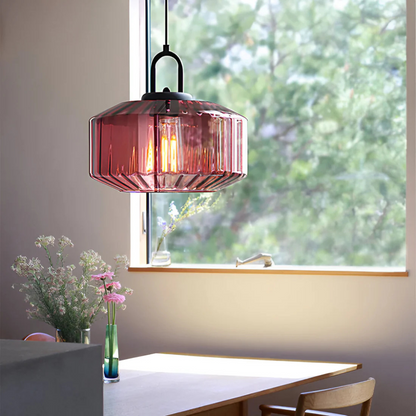 Classic Multicolor Hanging Glass Lamp