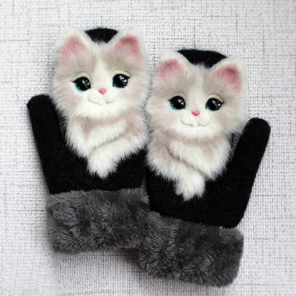 Warm Fuzzy Animal Gloves
