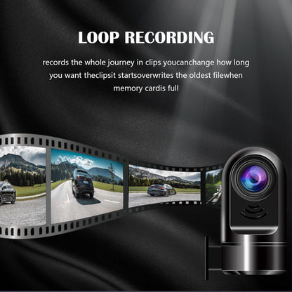 Small HD Dash Cam with 360 Degree View