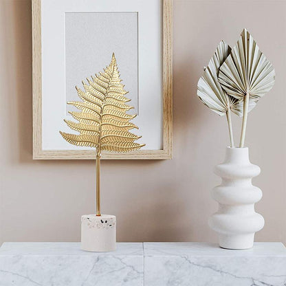 Shiny Gold Leaf Christmas Decorations