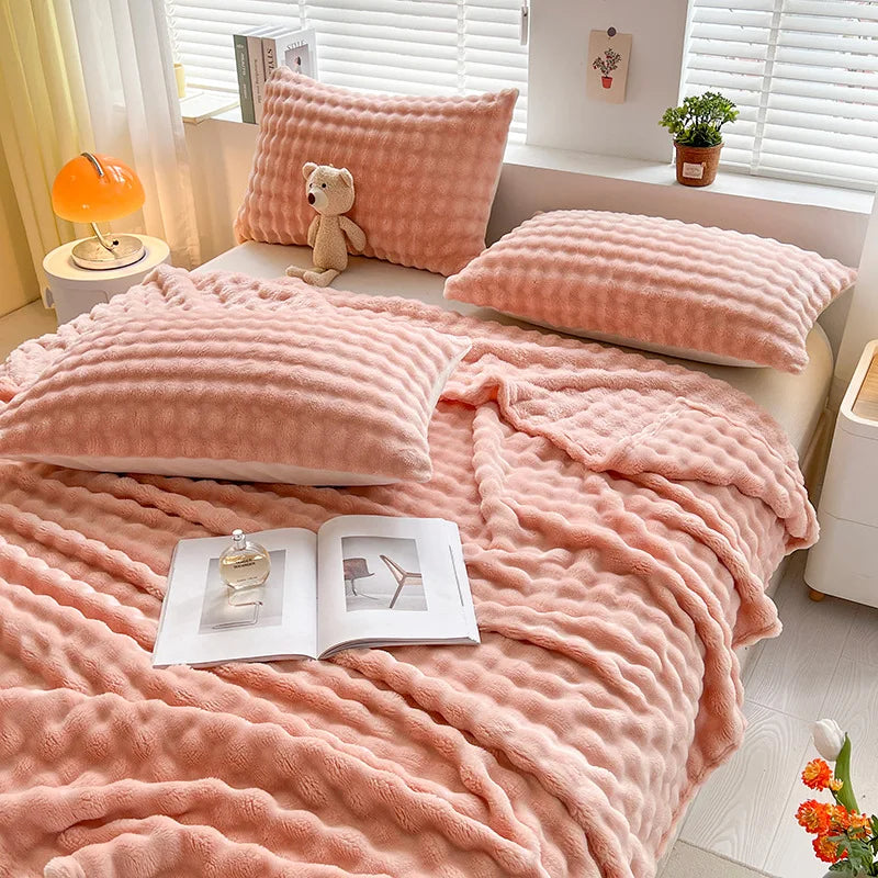 Ultra Soft Cozy Fleece Throw Blanket