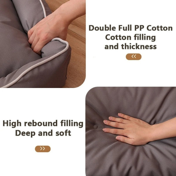 Plush Orthopedic Dog Bed for Big Breeds - Luxicro