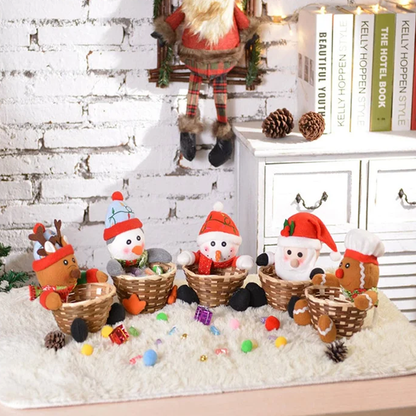 Holiday Sweet Woven Gift Basket