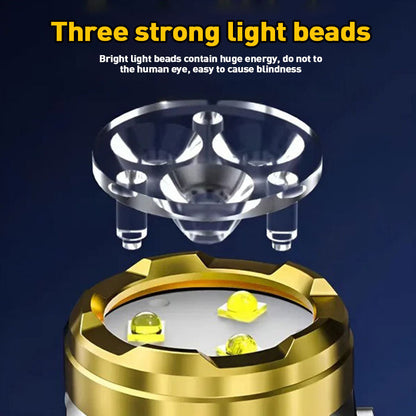 Bright 3 LED Pocket Flashlight