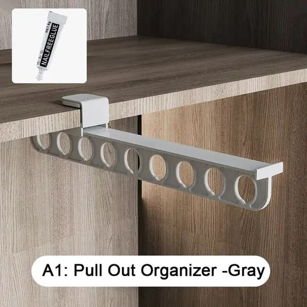Compact Folding Closet Storage System