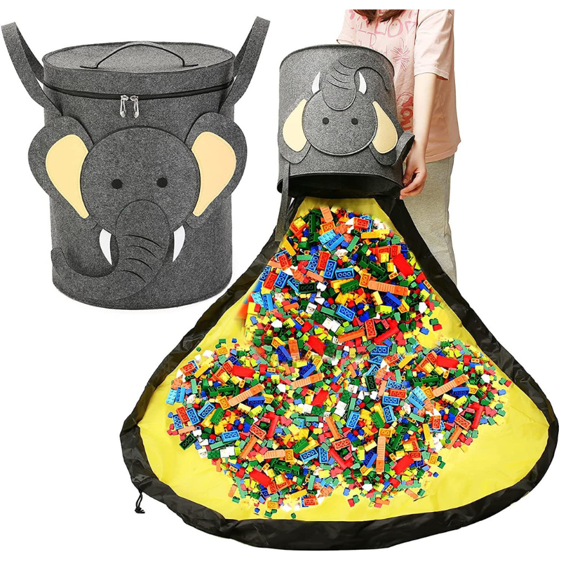 Colorful Kids Storage Bucket