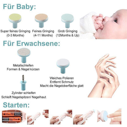 Gentle Electric Baby Nail Trimmer