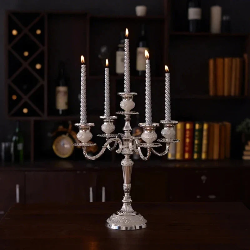 Elegant Gold Candle Holder
