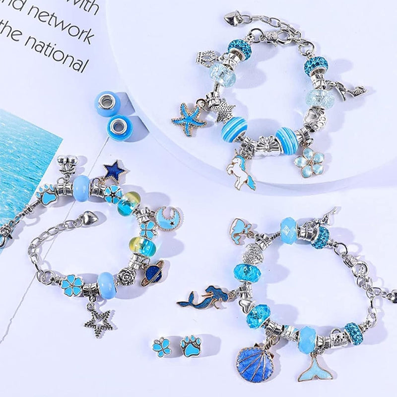 Colorful Kids Beaded Bracelet Set