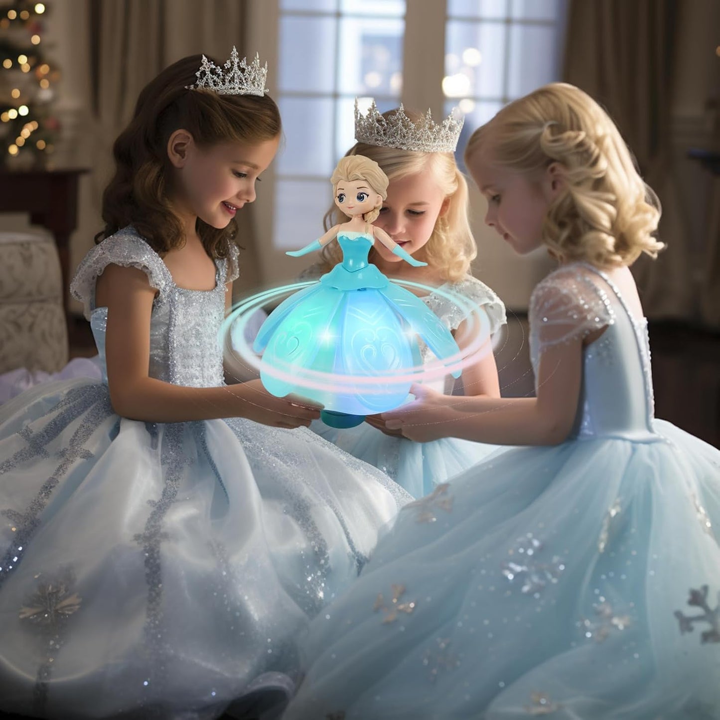 Glittery Singing Princess Toy with Lights