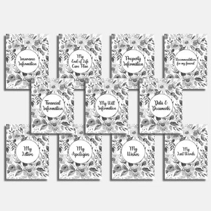 Funeral Life Planner Book