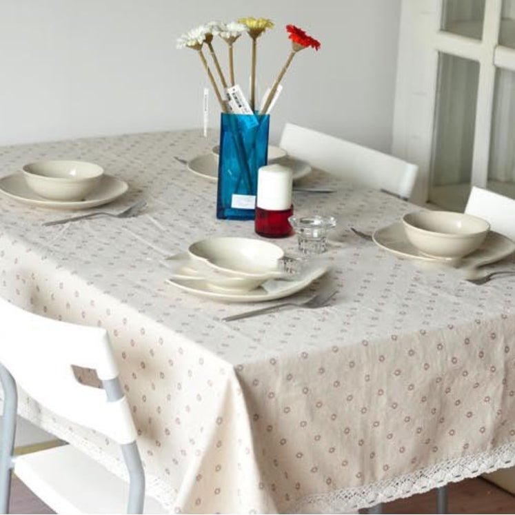 Colorful PrintedFabric Tablecloth