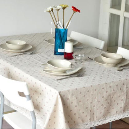 Colorful PrintedFabric Tablecloth