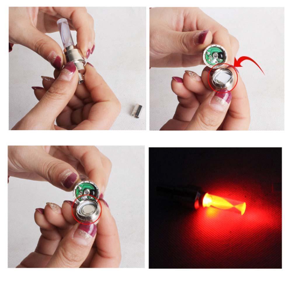 Premium LED Tire Valve Caps (2 Pack)