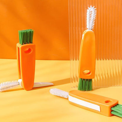 Practical 3-in-1 Cup Brush Cleaning Tool