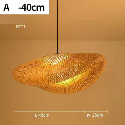 Natural Woven Rattan Pendant Lamp