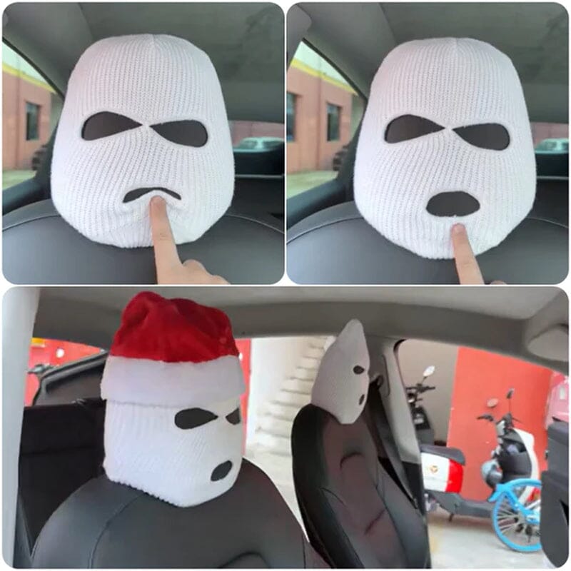 Customizable Car Headrest Funny Hat