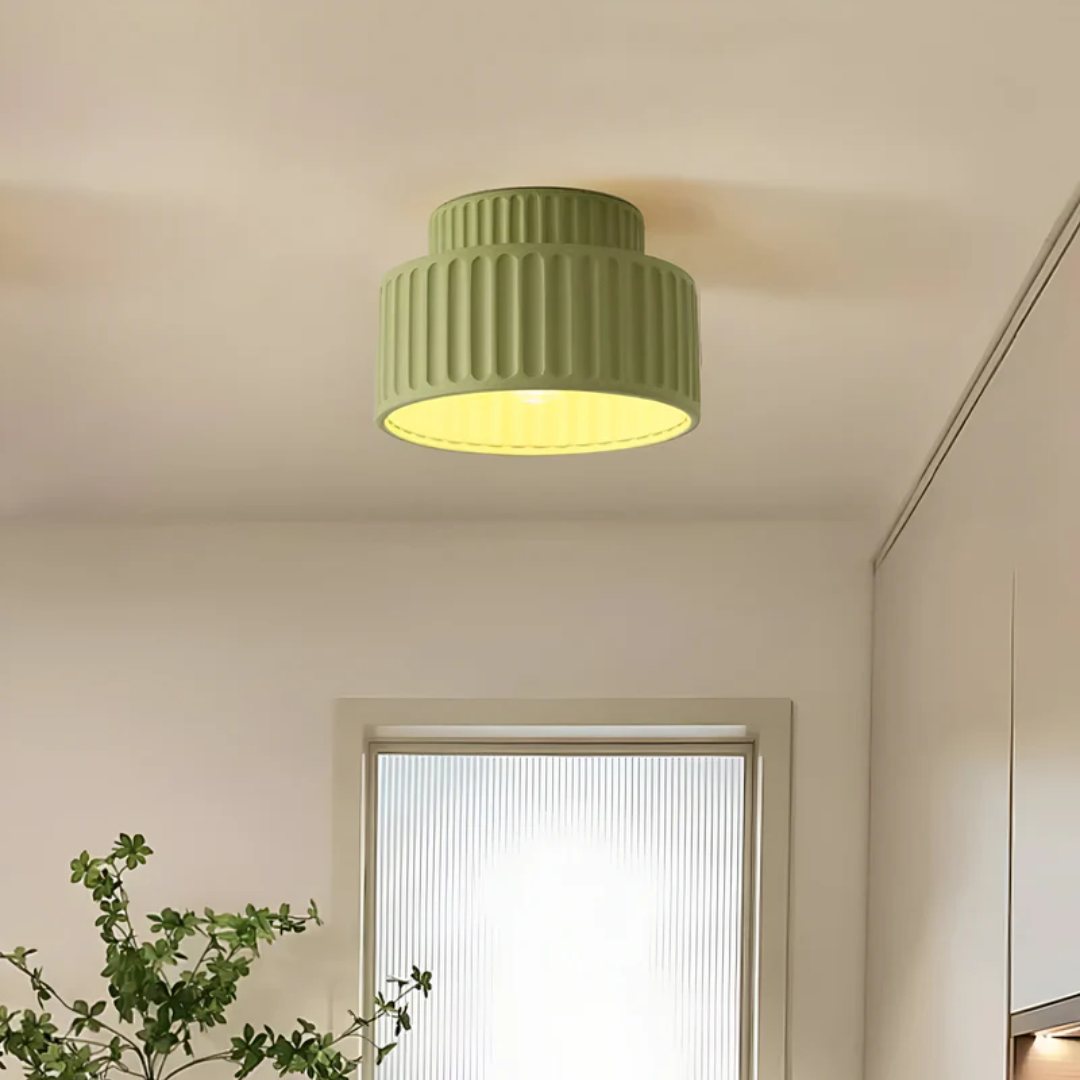 Modern Patterned Overhead Lamp