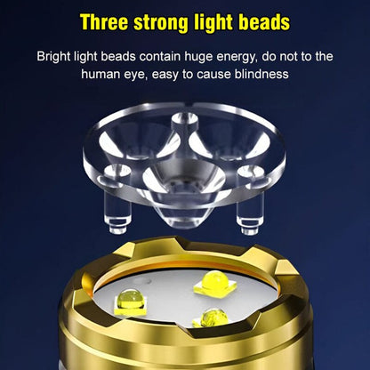 Small 3 LED Keychain Torch