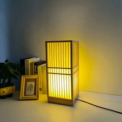 Natural Bamboo Table Light