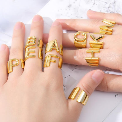 Personalized Initial Alphabet Ring