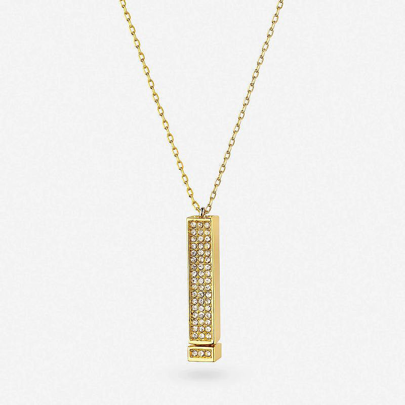 Glamorous Diamond Cut Pendant Necklace - Luxicro