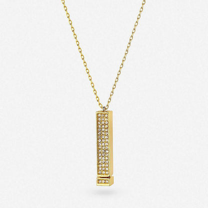 Glamorous Diamond Cut Pendant Necklace - Luxicro