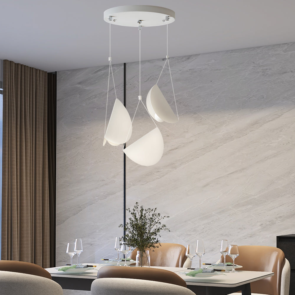 Elegant White Linear Pendant Light