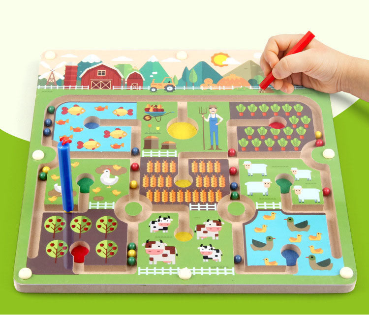 Colorful Interactive Puzzle Toy for Children's Learning