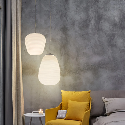 Beautiful Hanging Glass Pendant Lamp