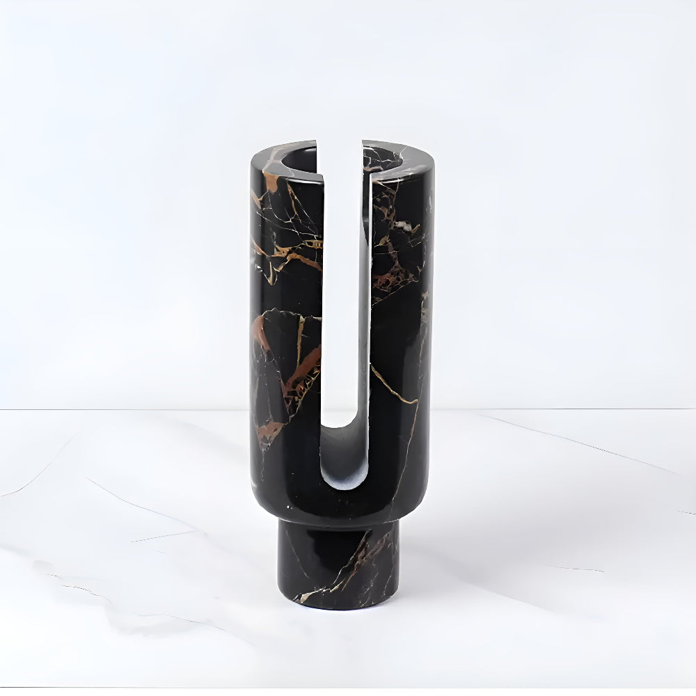 Luxury White Marble Candle Stand