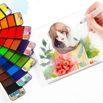 Bright Watercolor Art Paint Set
